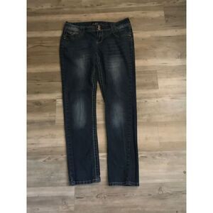 Nice Dark Denim Angels Straight Leg Jeans~Juniors Size 11